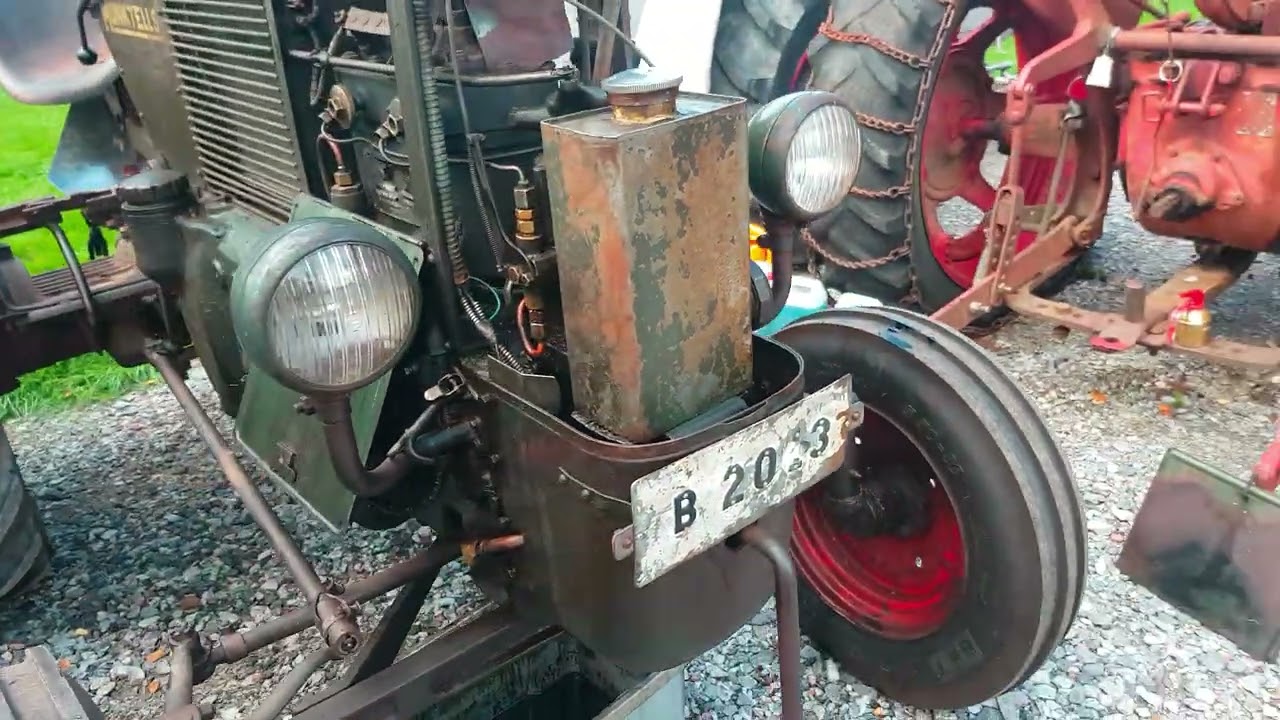 Munktells BM 10 Hot Bulb Engine Running