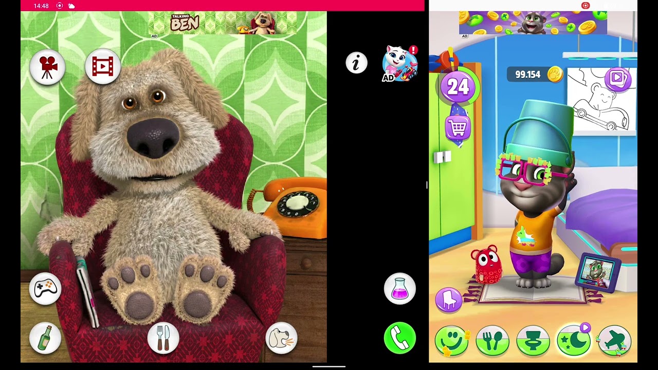Talking Tom y Ben copiandose una vez más 