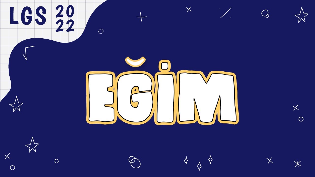 Eğim | 8.sınıf Matematik | LGS