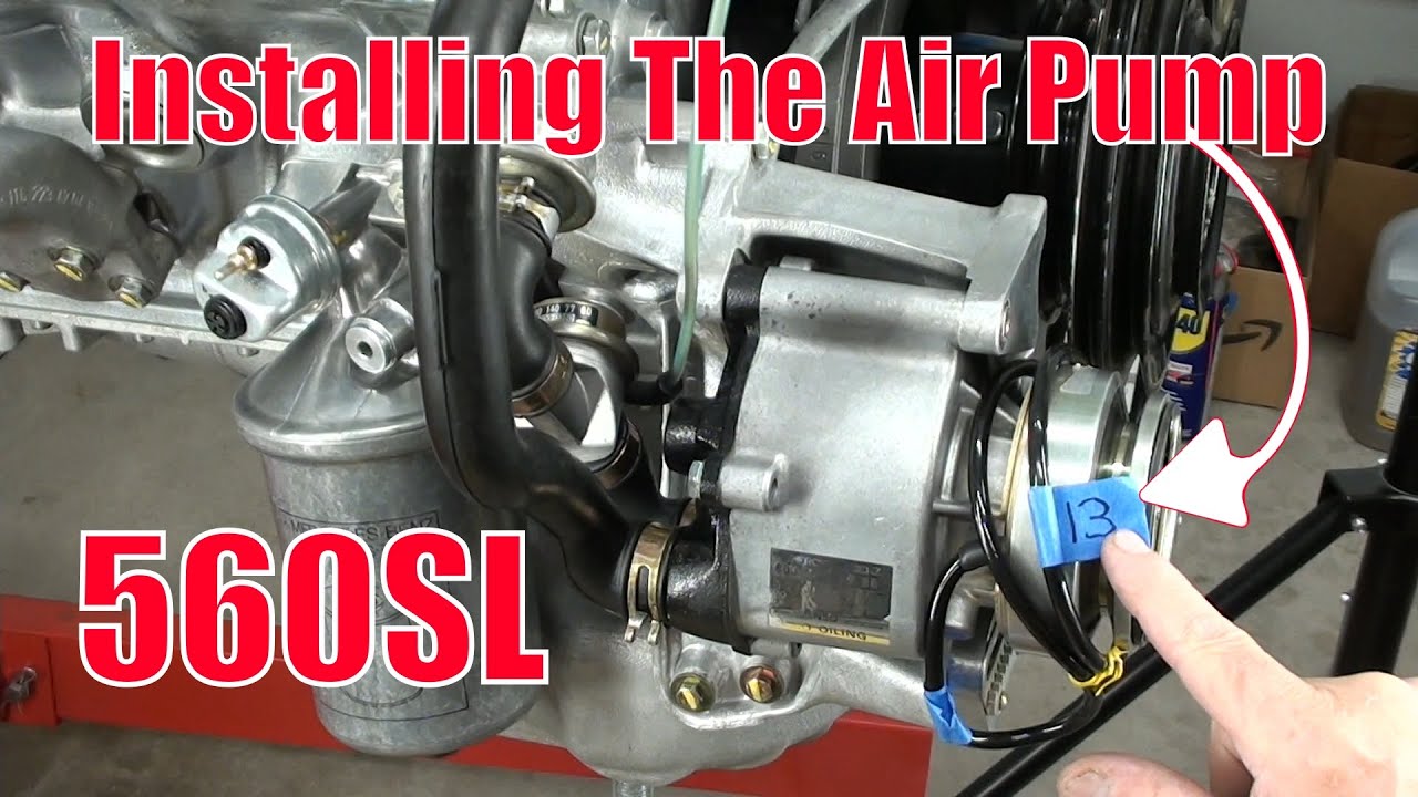 560SL - Installing The Air Pump & Bracket