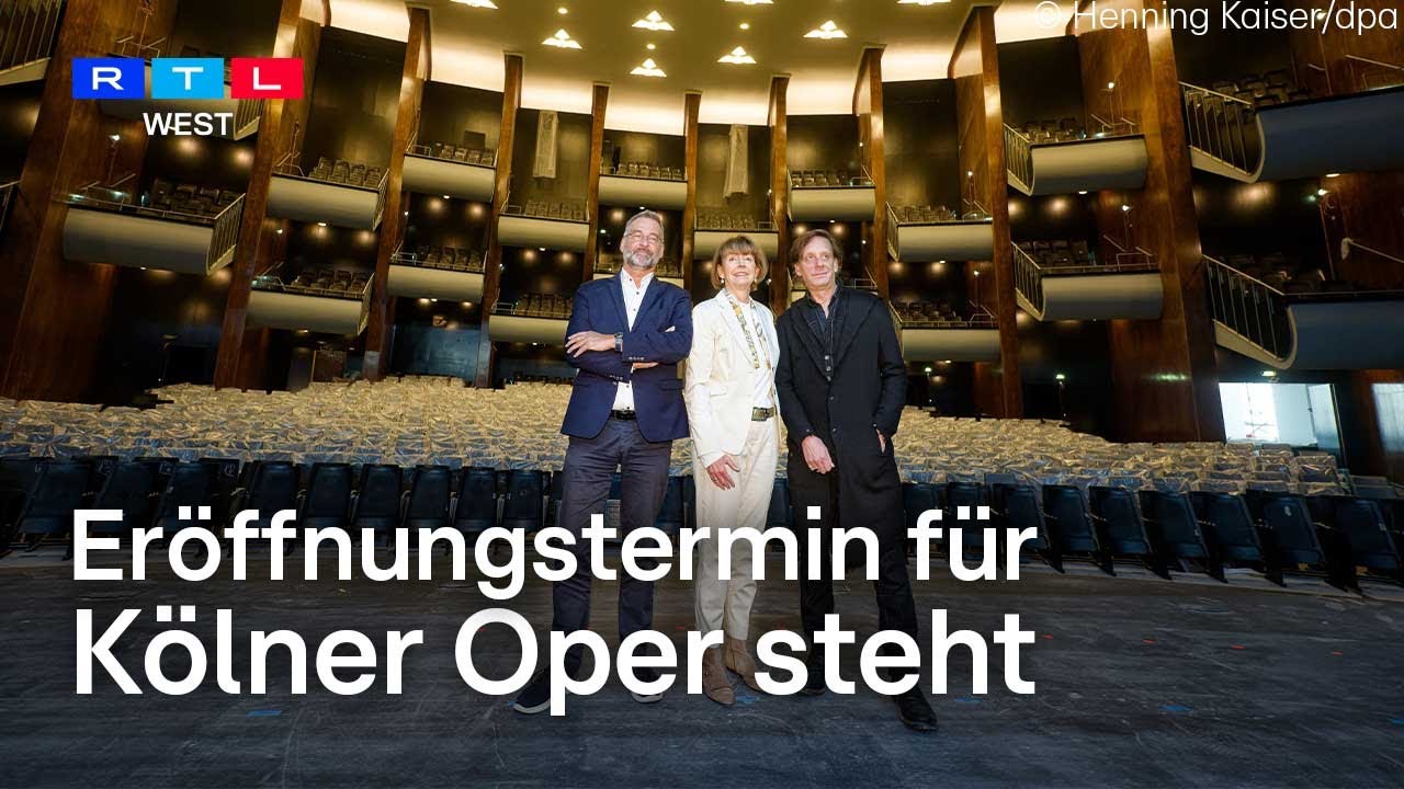K&ouml;lner Oper soll im September 2026 er&ouml;ffnet werden - Bauprojekt wurde zum Milliardengrab | RTL WEST
