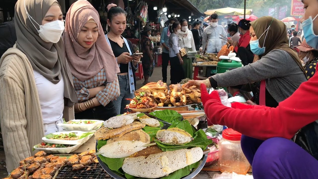 Exciting Walk Tour at Oudong Market|Malis StreetFood Guide