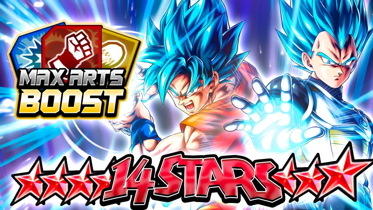 (Dragon Ball Legends) MAX ARTS BOOSTED ROF TAG SSJB GOKU & VEGETA  VS. EVERYONE!
