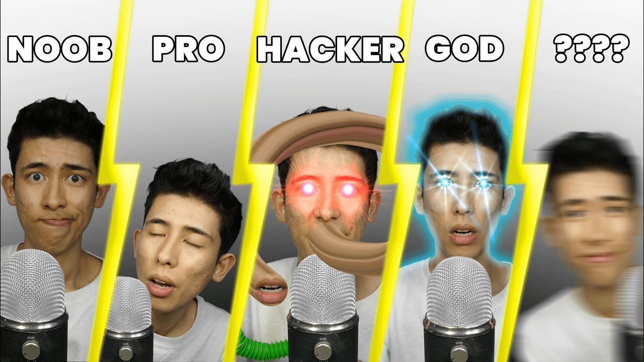 NOOB VS PRO VS HACKER VS GOD VS JOJO [ASMR]