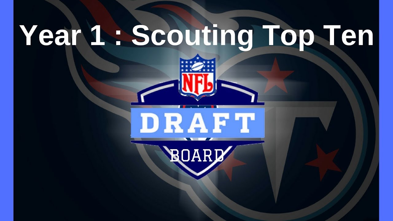 Madden 18 CFM - Year 1 - Tennessee Titans - Draft Board Top 10