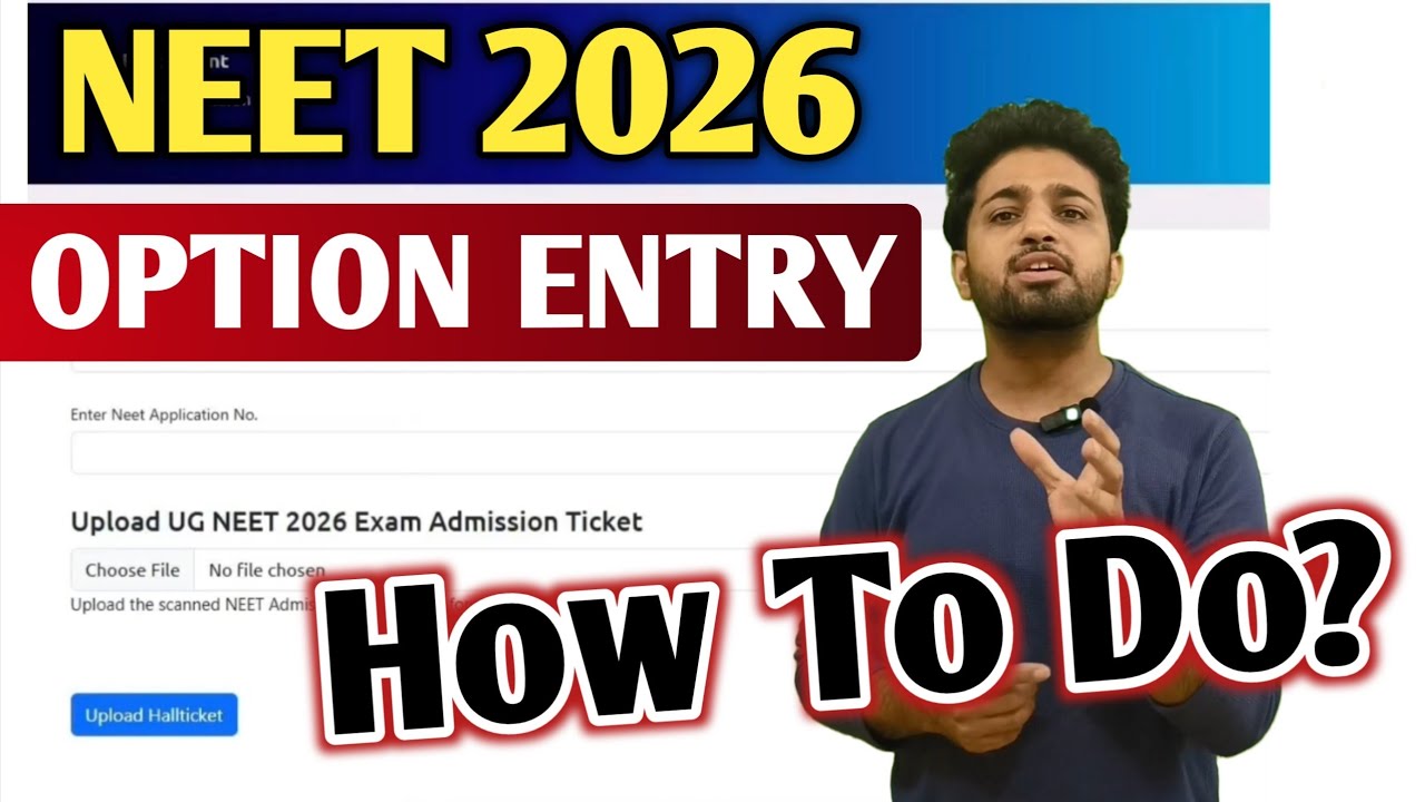 How To Do NEET Option Entry? | KCET & NEET 2nd Round Combined Counselling 2026