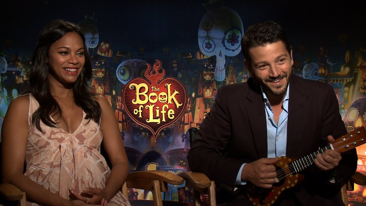 BOOK OF LIFE Interviews: Zoe Saldana, Diego Luna, Ice Cube, Ron Perlman, Kate Del Castillo