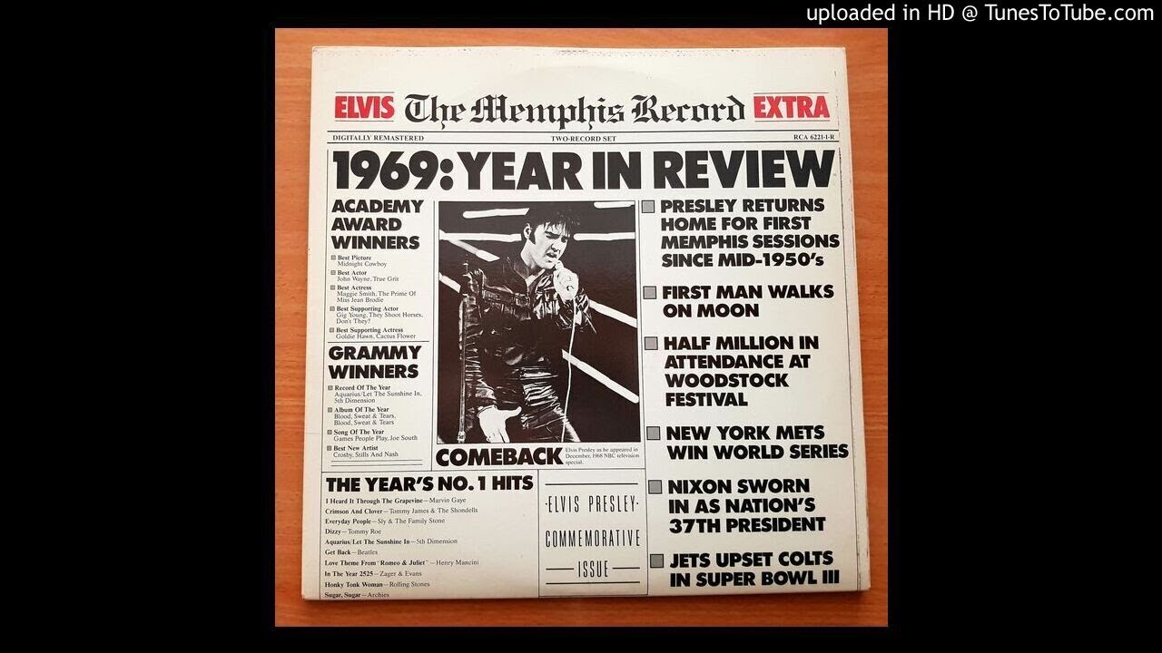 ELVIS PRESLEY - Stranger In My Own Town (remix), ORIGINAL 2 × Vinyl, LP, THE MEMPHIS RECORDS,.♫♪ ♛