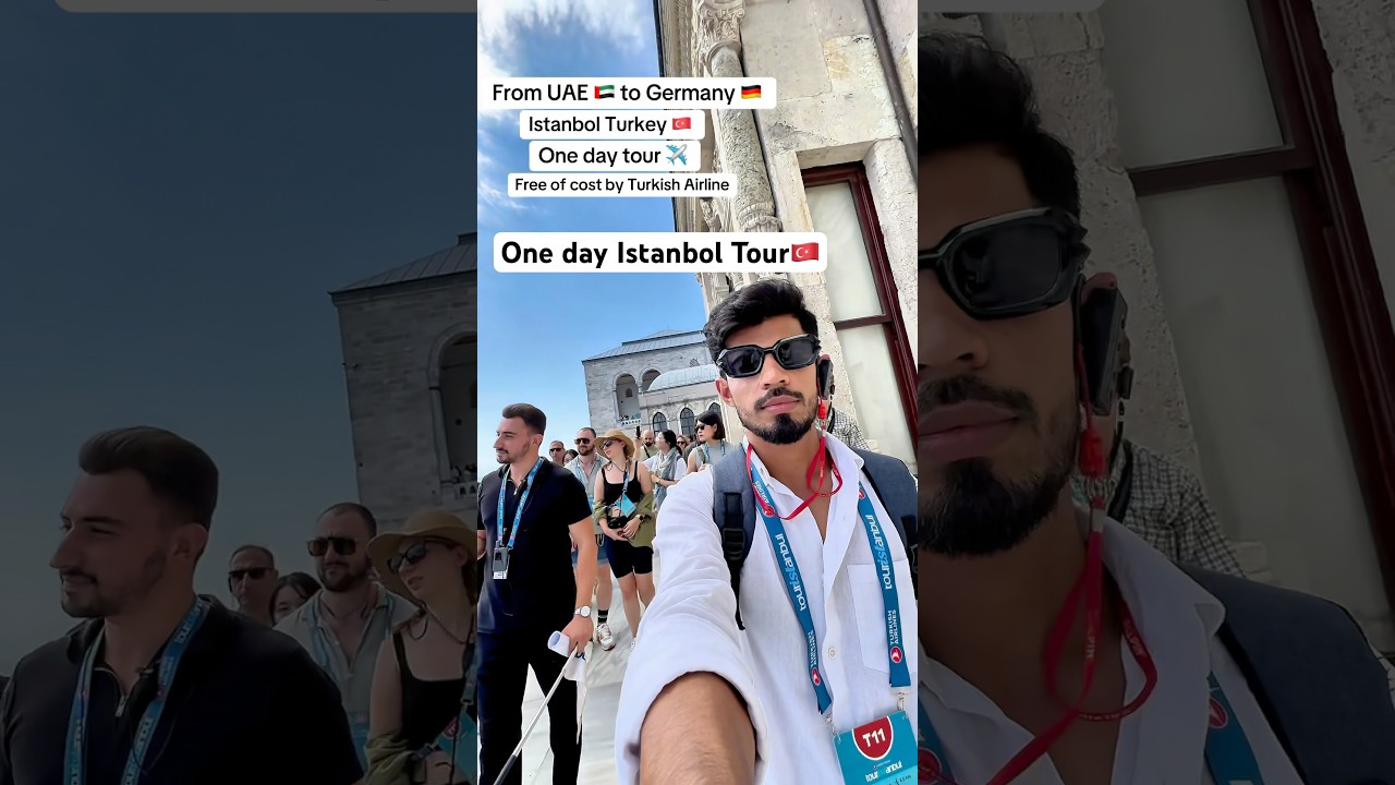 One day Istanbol Tour by Turkish Airline✈️ #tour #istanbul🇹🇷 #turkey #germany #uae #dubai #europe