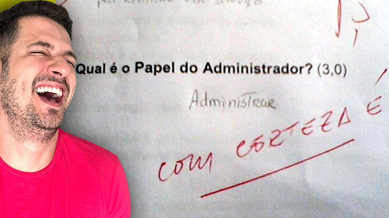 respostas engraçadas de alunos