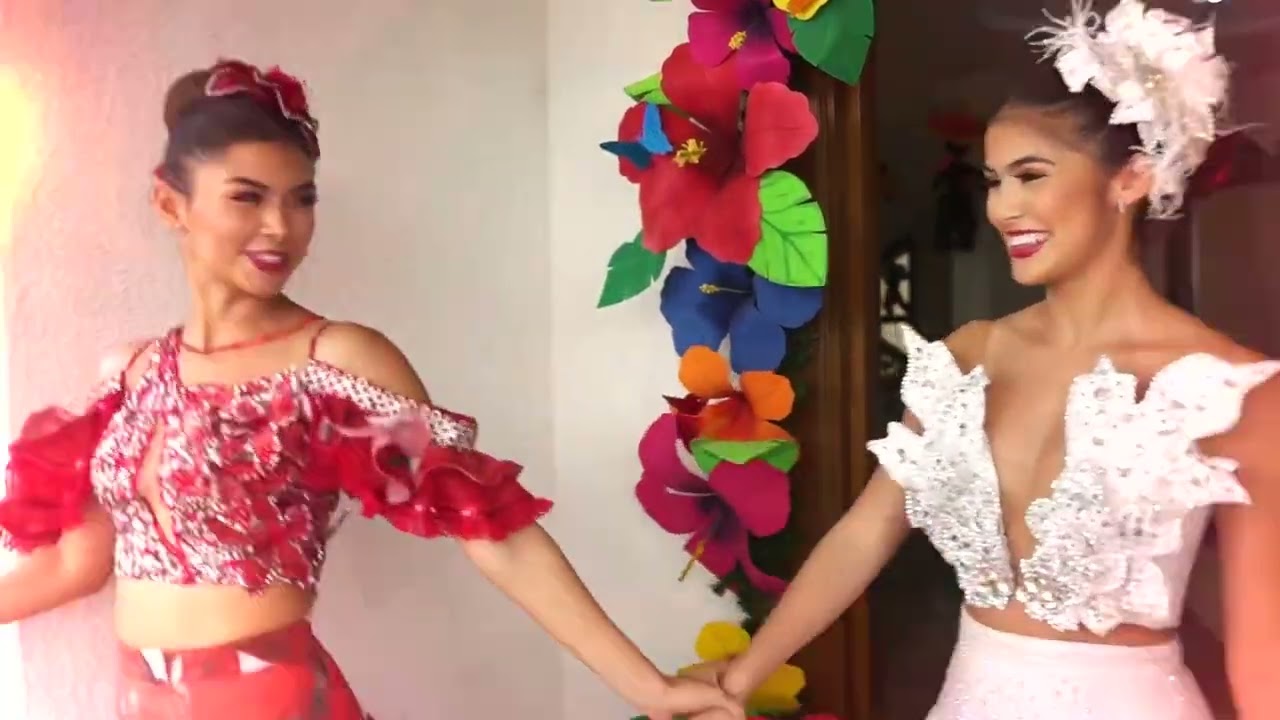 Un día como Reina del Carnaval 👑 | ¡Mi hermana Andrea Charris se viste como yo!
