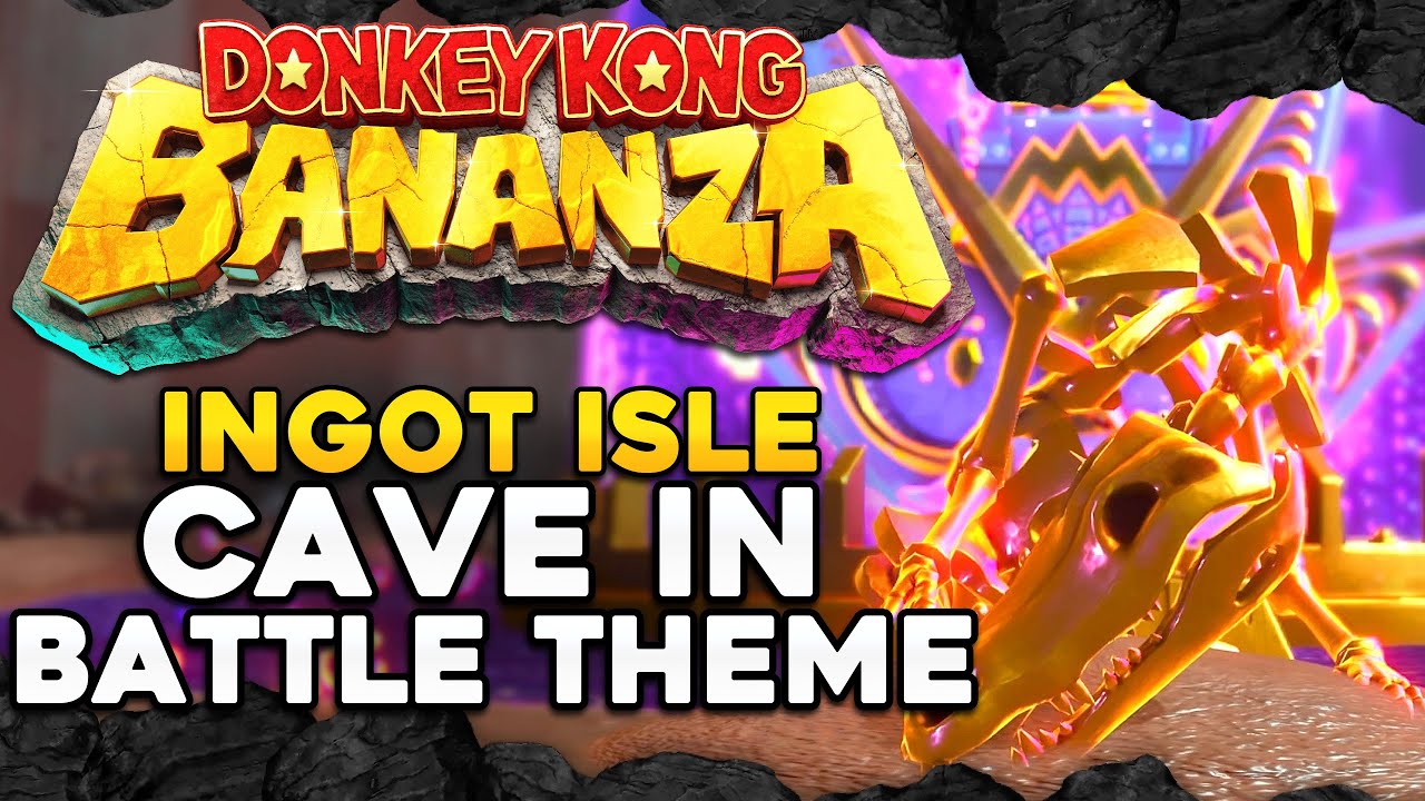 Donkey Kong Bananza OST - Ingot Isle Cave-In Battle Theme [HQ]