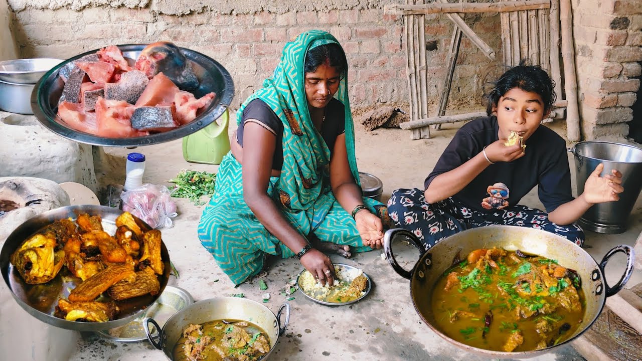 Desi tarike se banaaiye Sudheer paplet machhali India 🐟 village video cooking 