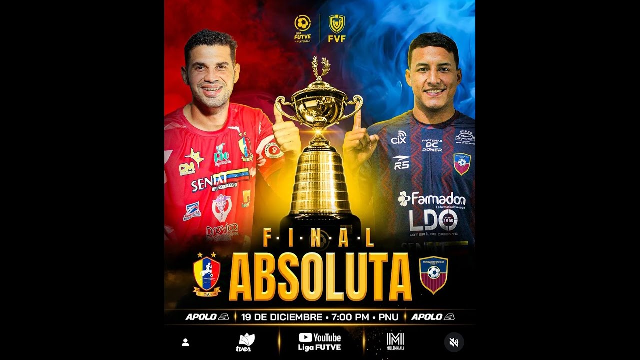 Centauros de Caracas vs Monagas Futsal - Final Absoluta 2024 Liga Futve Futsal 1