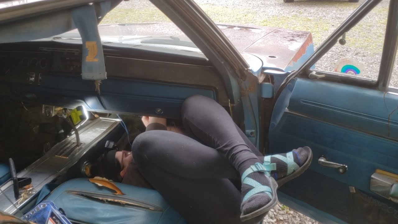 68 Charger Heater Core Extraction