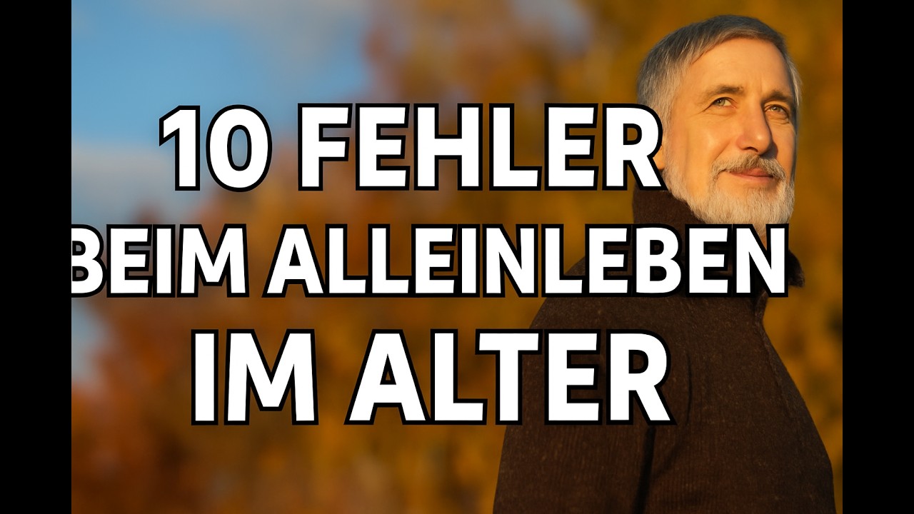 10 Dinge, die du beim Alleinleben im Alter unbedingt vermeiden solltest