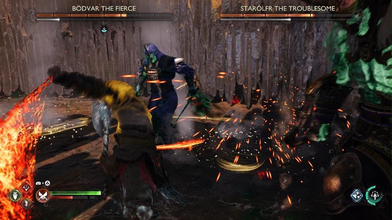 God of War Ragnarök Berserker Duo Fight