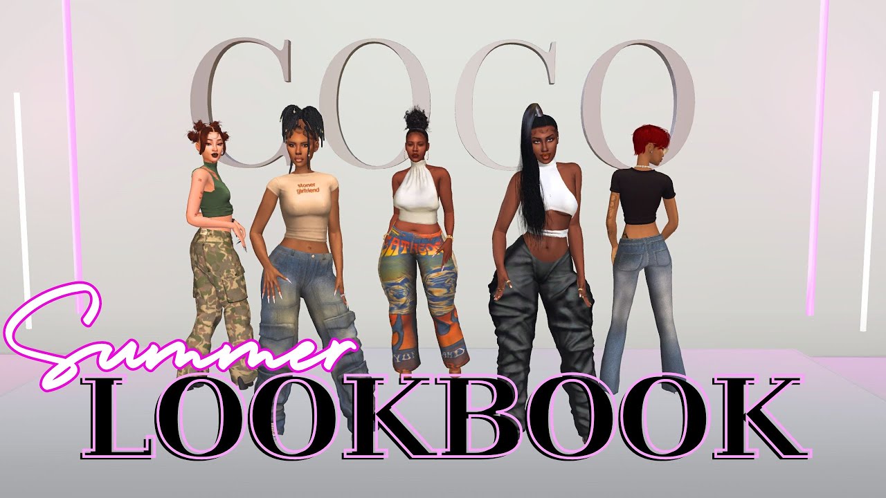 Sims 4 Summer Lookbook Fashion Ad ft. CocoGames