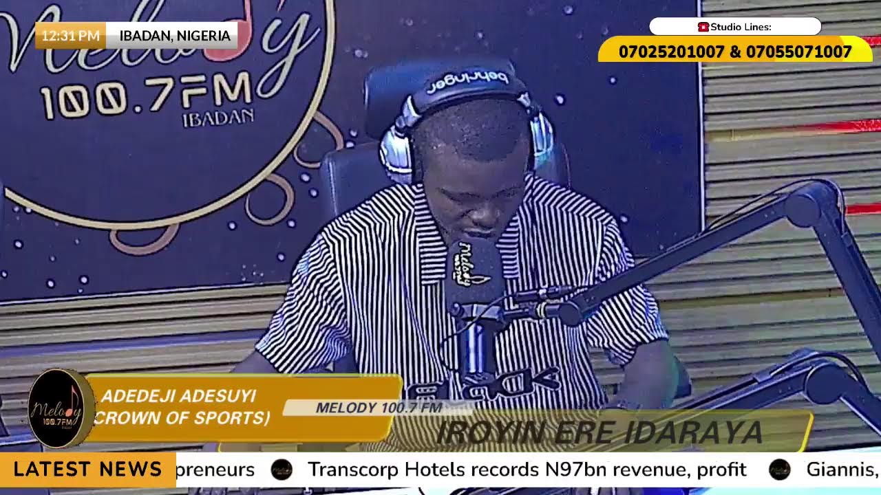 ''IROYIN ERE IDARAYA'' PELU ADEDEJI ADESUYI (CROWN OF SPORTS)