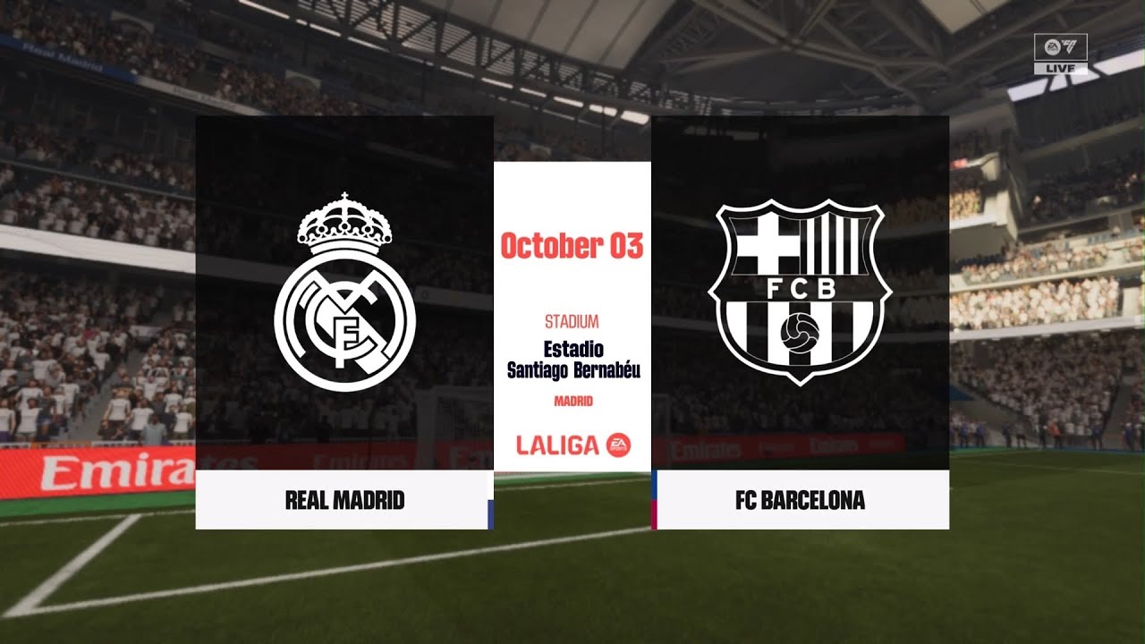EA SPORTS FC 26 | Real Madrid VS Barcelona | La liga El Clásico| ps5 4K 