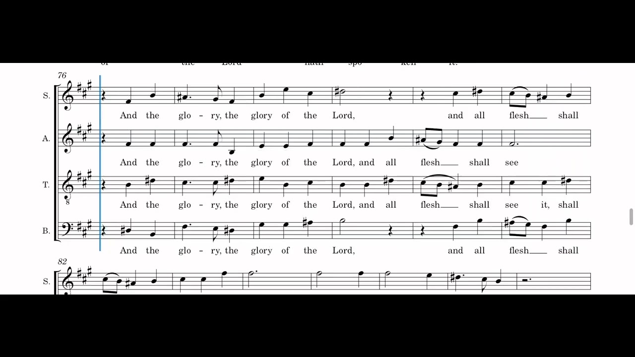 1.04 - And the Glory of the Lord - Soprano | The Messiah | Handel