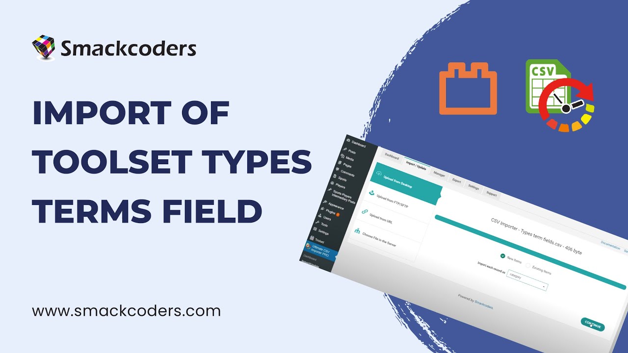 Import Toolset Types Terms Fields into WordPress Using WP Ultimate CSV Importer
