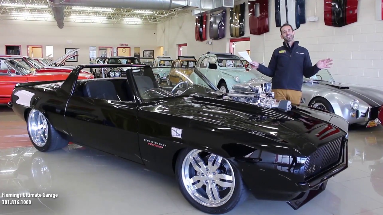 1969 Chevrolet Camaro Supercharged for sale with test drive, driving sounds, and walk through video
