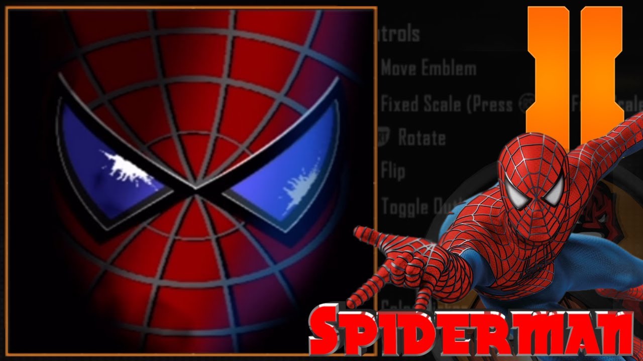 COD Black Ops 3 / BO2 / Advanced Warfare - Amazing Spiderman Emblem Tutorial