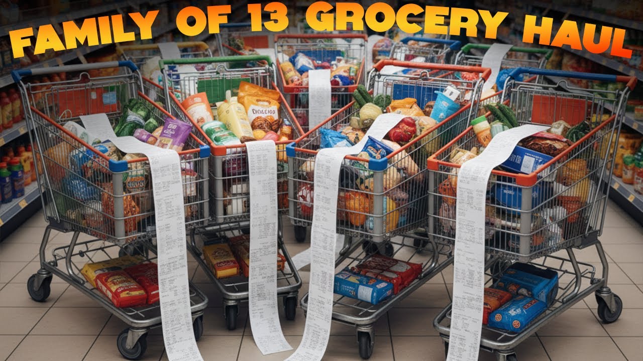 БЕЗУМНЫЙ поход за продуктами для СЕМЬИ ИЗ 13 ЧЕЛОВЕК!