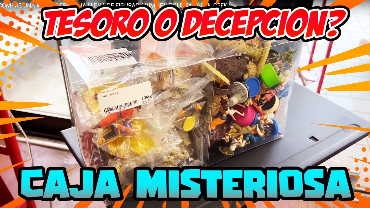 🎁 COMPRE UNA MISTERIOSA CAJA LLENA DE FIGURAS ANIME EN BOLSITA JAPAN GEEK