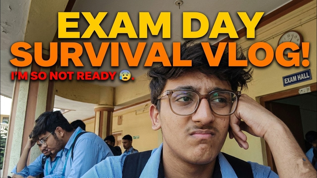 I Was Not Ready for This Exam 😭 | College Vlog