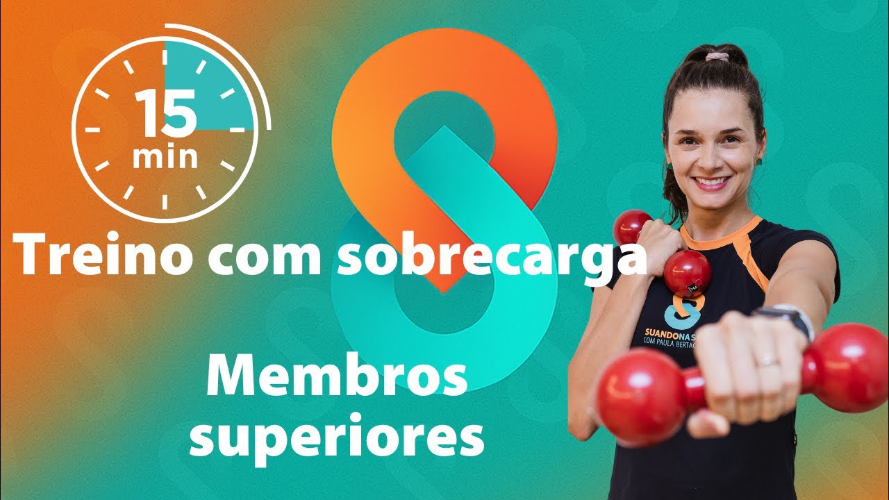 Treino com sobrecarga com Paula Bertacchini