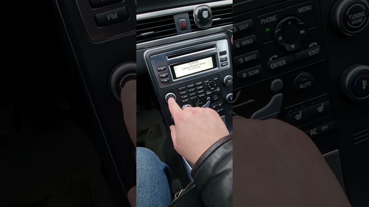 Настройка магнитолы Volvo V70;CX70,S80 от 2007-2015  год.