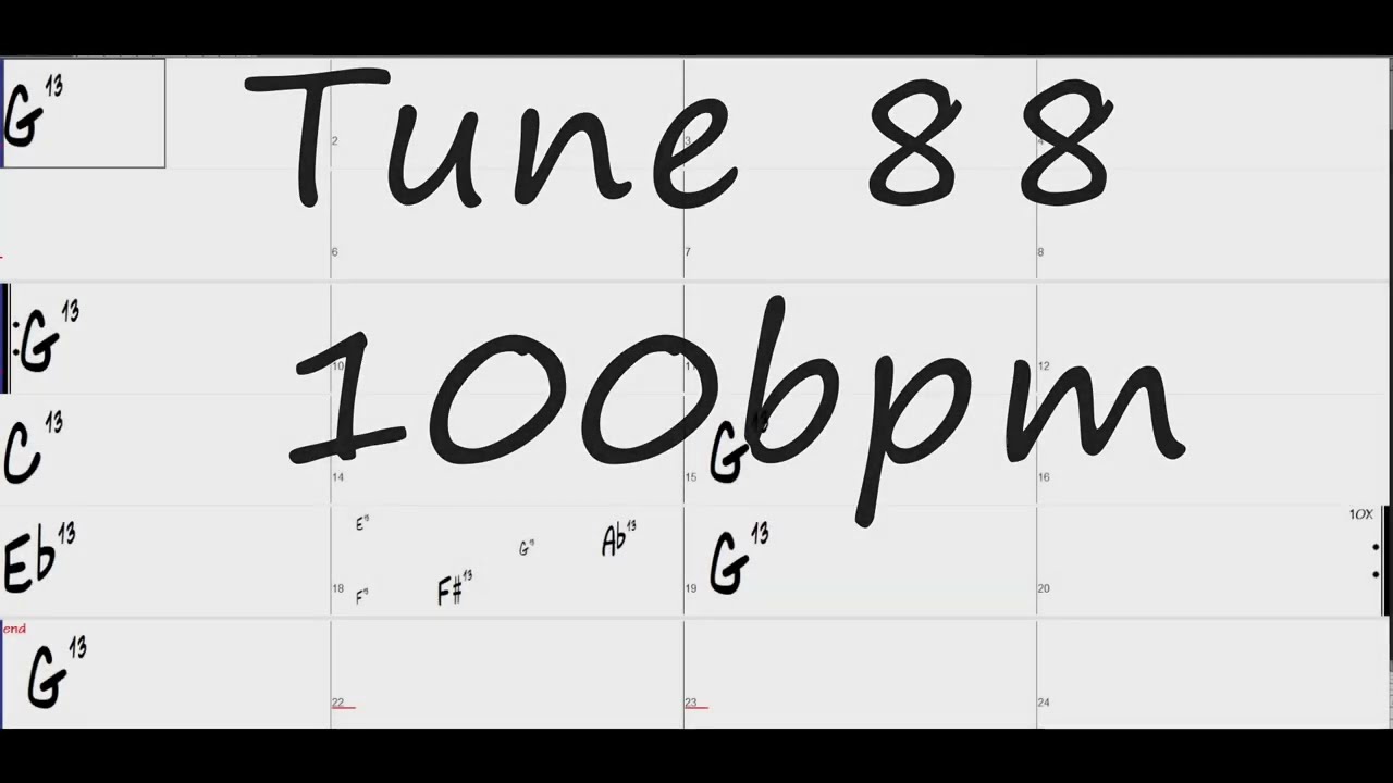 Tune 88 [100bpm] Backing Track