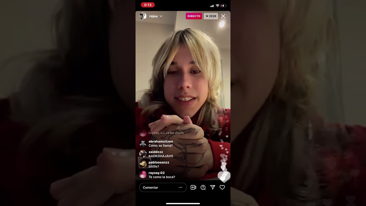 @rojuu Instagram Live 22/11/2021