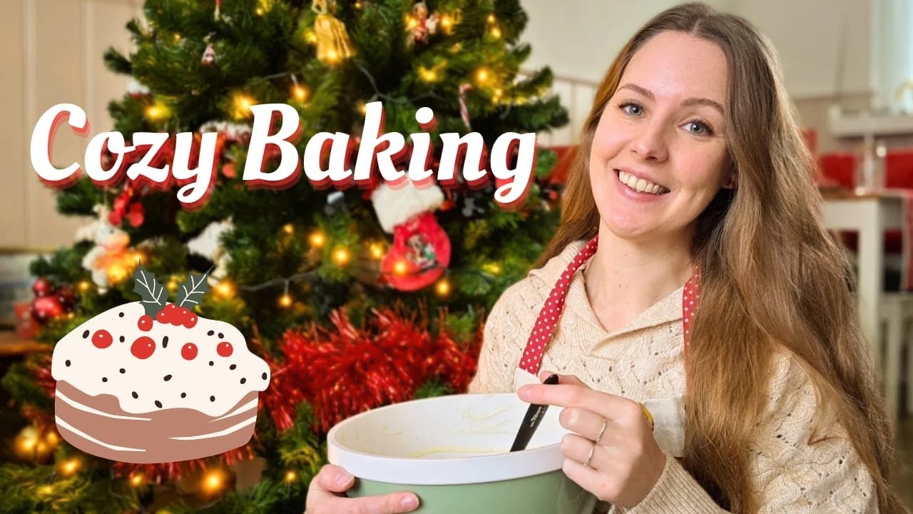Holiday Cake Baking & Festive Winter Hobbies | Vlogmas
