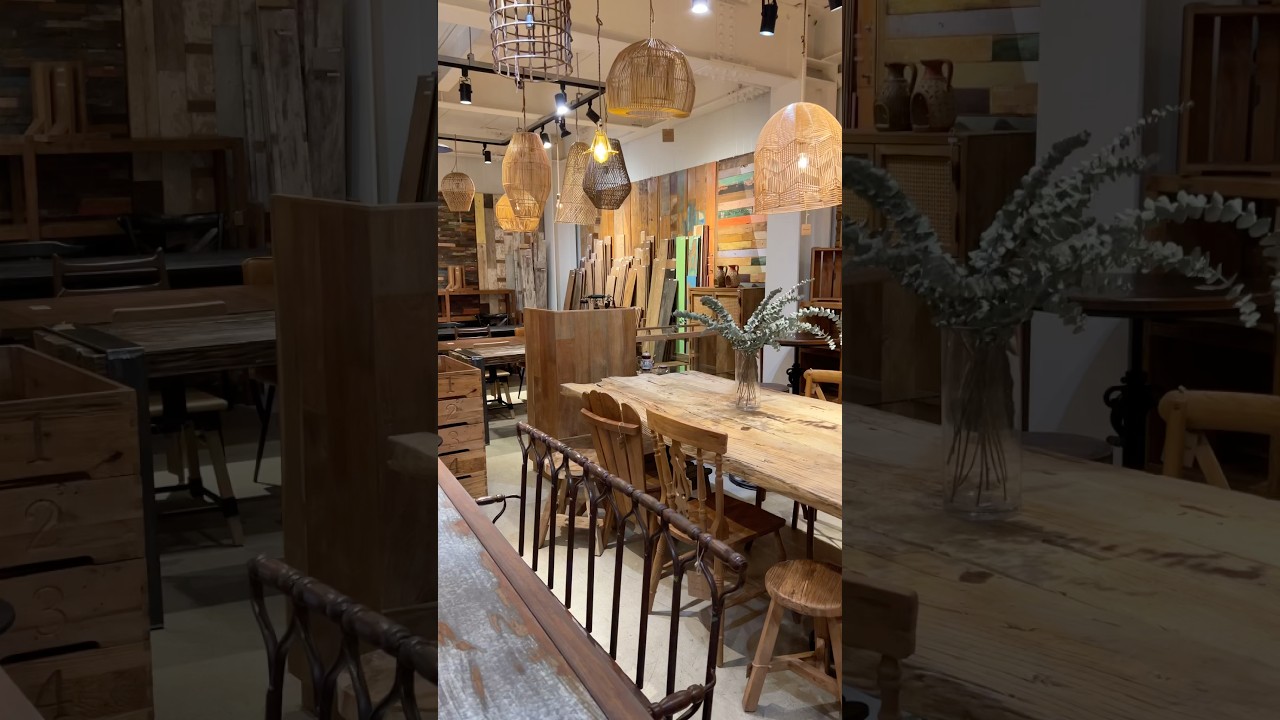 Real vintage wood furniture in Korea✨ PROJECT GARAGE