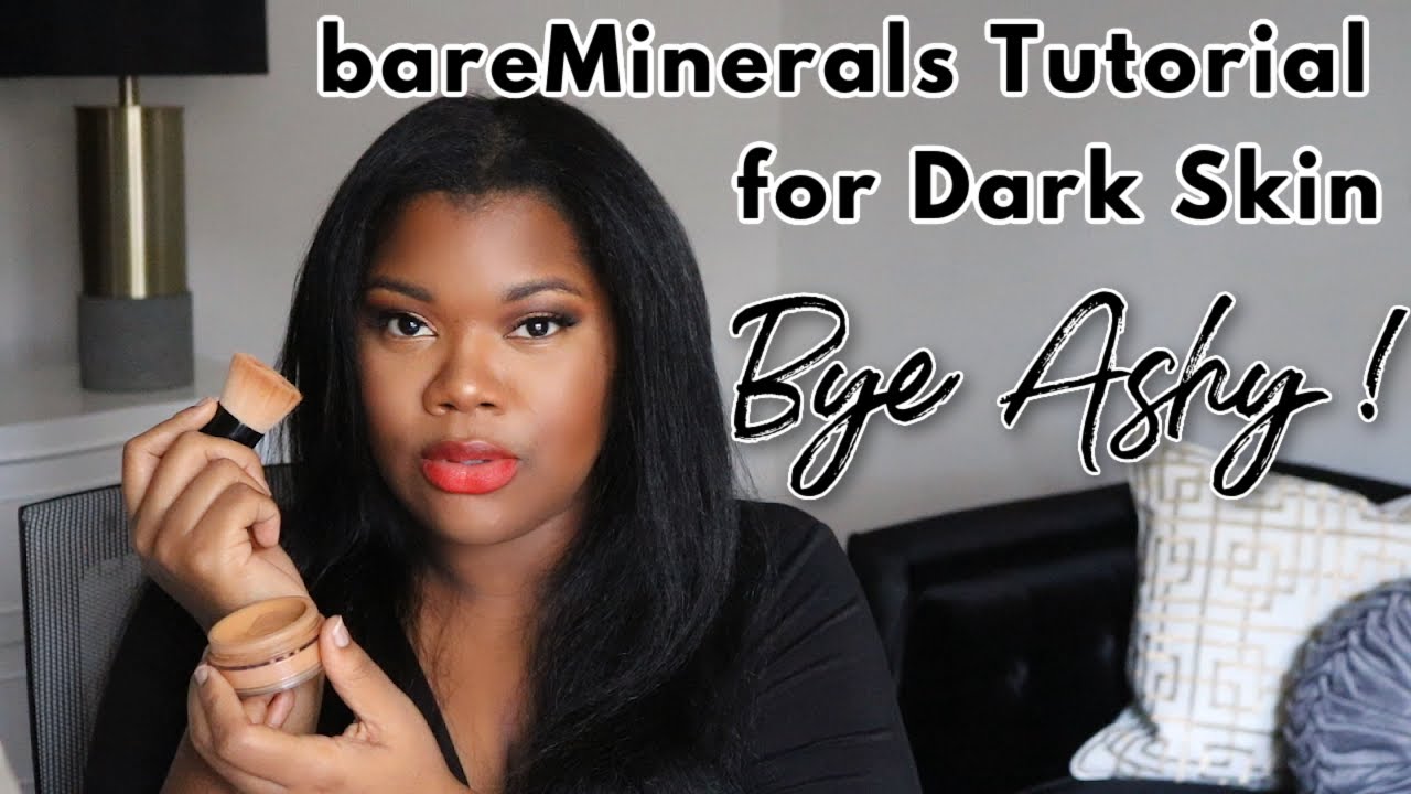 BareMinerals Makeup Tutorial for Dark Skin | How to apply Bare Minerals Foundation