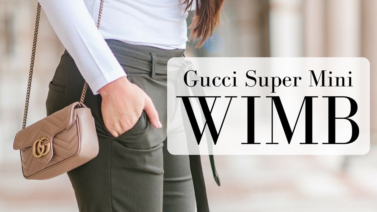 WHAT'S IN MY BAG - Gucci Marmont Super Mini | LuxMommy