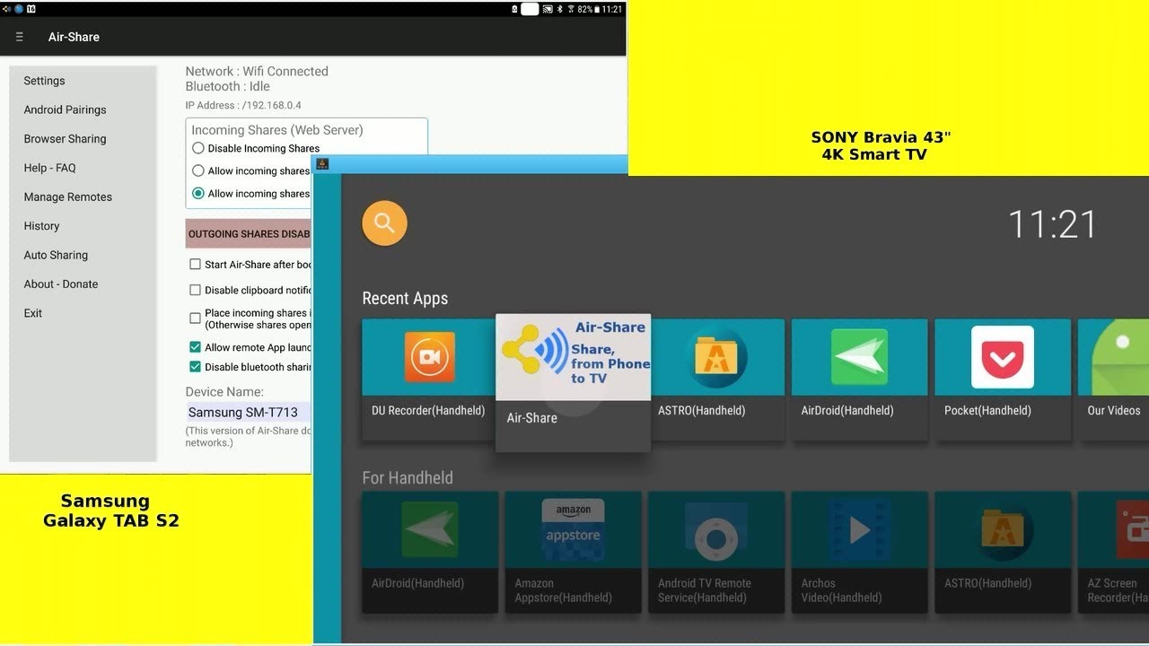 Air-Share - File Transfer & Sideload to/from Android TV