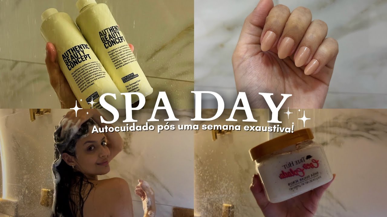 SPA DAY | glow up pós provas, unhas, cabelo, rosto, corpo… 💆🏻‍♀️✨📖