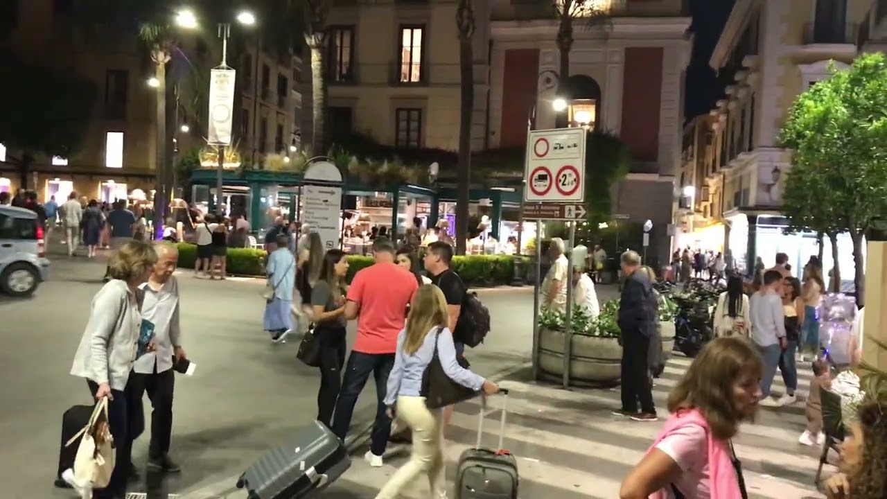 Sorrento evening at the square.