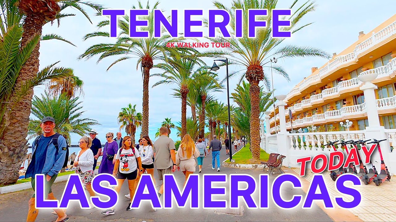 TENERIFE Las Américas Today 🇮🇨 Vibe & Weather | Walking Tour 4K