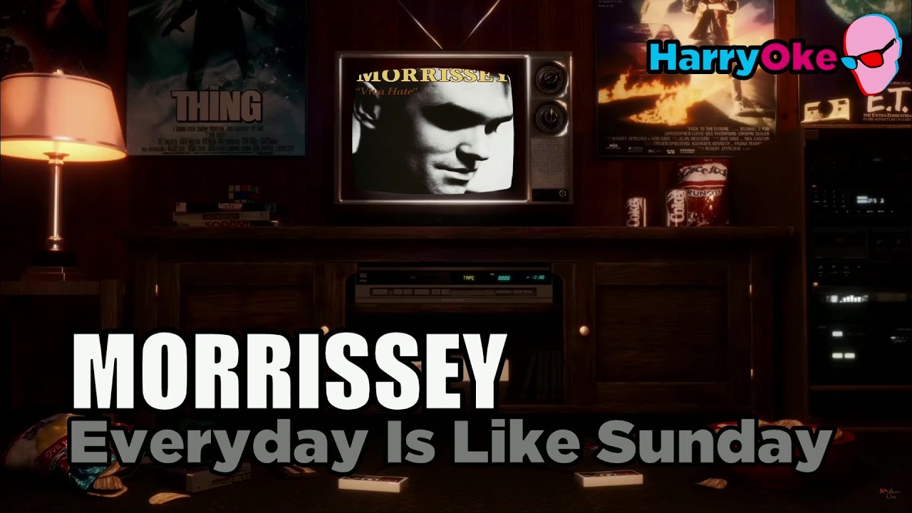 Morrissey - Everyday Is Like Sunday V2 (Karaoke with Lyrics)