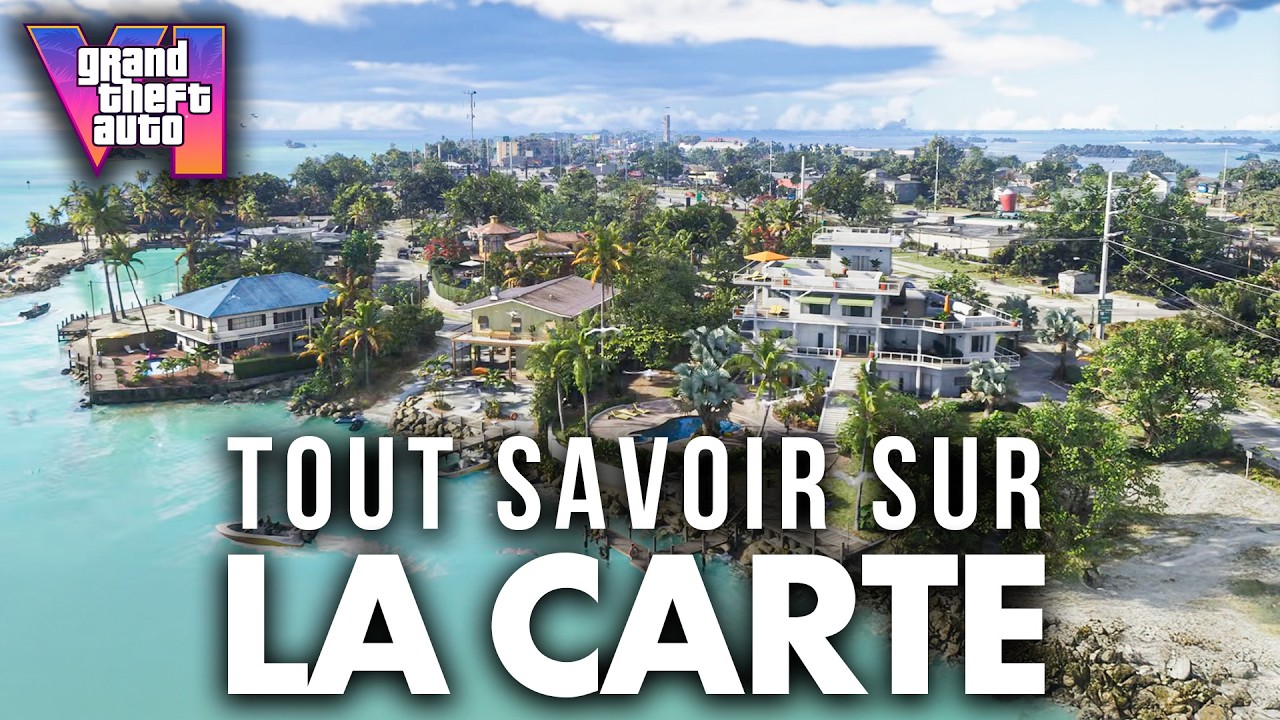 GTA 6 : Quartiers, Activités, Ambiance, Histoire 🌴 Tout savoir sur la CARTE du jeu !