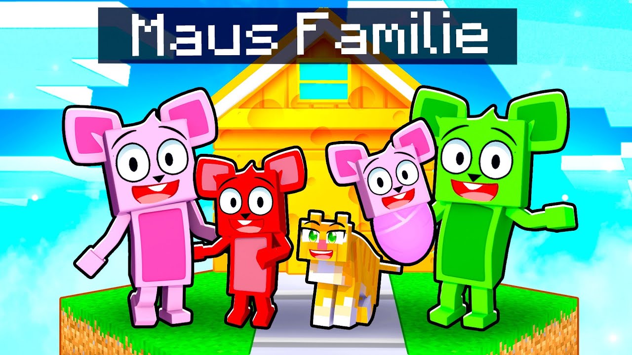 Wir HABEN 1 MÄUSE FAMILIE! 🌸 Minecraft