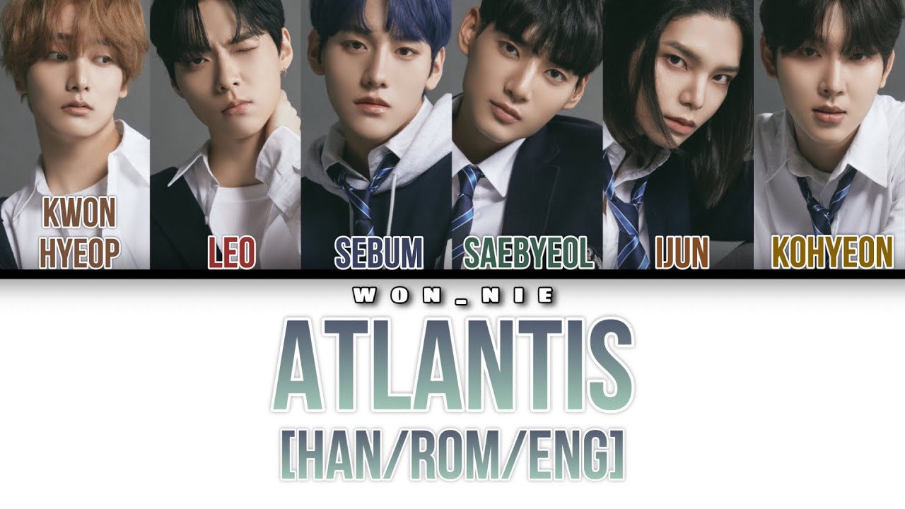 ATLANTIS By WAKER (Colour Coded Lyrics) [Han/Rom/Eng]