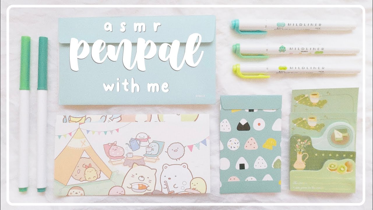 🍃 ASMR penpal with me ~ no music +  real time 🍃