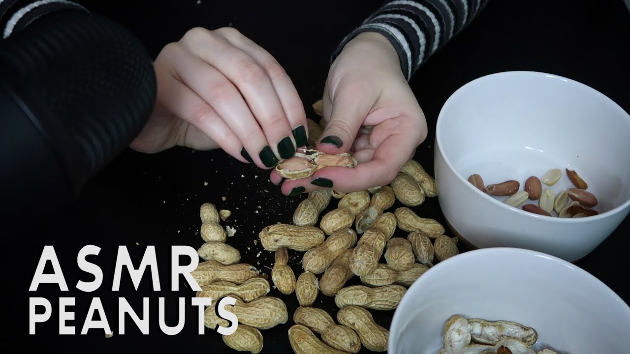 ASMR Peeling Peanuts (Cracking Sounds) No Talking | Chlo&euml; Jeanne ASMR