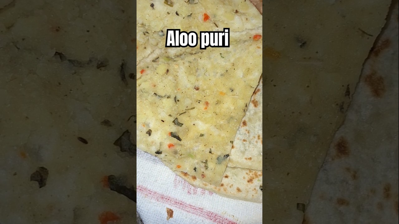 Aloo puri / Aloo roti 🔥 #trinidadandtobago #cooking #trinifood #shorts 🇹🇹